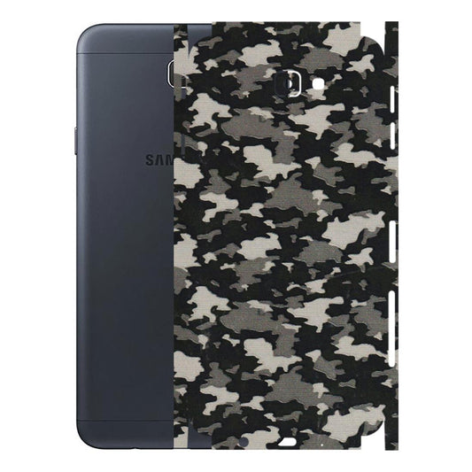 Samsung M/F/Note/Flip and C Phone Skins (All Models) - Black/Grey Camoflaunge - 3D Embossed Finish (L-142) Samsung Galaxy J7 Prime
