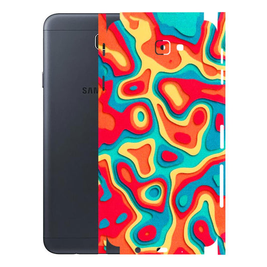 Samsung M/F/Note/Flip and C Phone Skins (All Models) - Abstract Swirl - 3D Embossed Finish (L-150) Samsung Galaxy J7 Prime