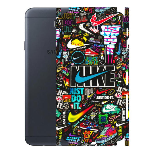 Samsung M/F/Note/Flip and C Phone Skins (All Models) - Just Do It Doodles - 3D Embossed Finish (L-166) Samsung Galaxy J7 Prime