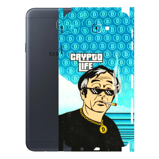 Samsung M/F/Note/Flip and C Phone Skins (All Models) - Crypto Thug Life - 3D Embossed Finish (L-179) Samsung Galaxy J7 Prime