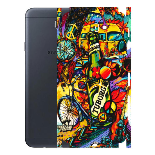 Samsung M/F/Note/Flip and C Phone Skins (All Models) - Cool Beer Bottle - 3D Embossed Finish (L-193) Samsung Galaxy J7 Prime