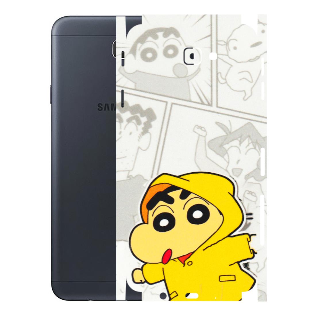 Samsung M/F/Note/Flip and C Phone Skins (All Models) - Yellow Shinchan Comic - 3D Embossed Finish (L-246) Samsung Galaxy J7 Prime