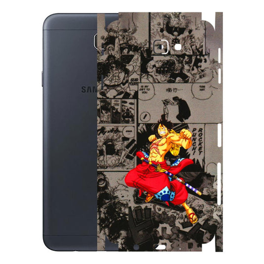 Samsung M/F/Note/Flip and C Phone Skins (All Models) - One Piece Rocket Punch Manga - 3D Embossed Finish (L-25) Samsung Galaxy J7 Prime
