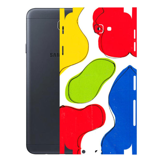 Samsung M/F/Note/Flip and C Phone Skins (All Models) - RGB Colour Paint - 3D Embossed Finish (L-284) Samsung Galaxy J7 Prime