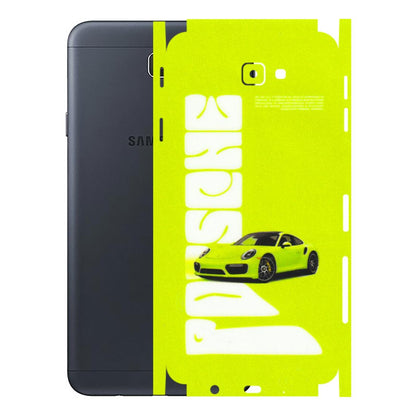 Samsung M/F/Note/Flip and C Phone Skins (All Models) - Lime Green Porche - 3D Embossed Finish (L-30) Samsung Galaxy J7 Prime