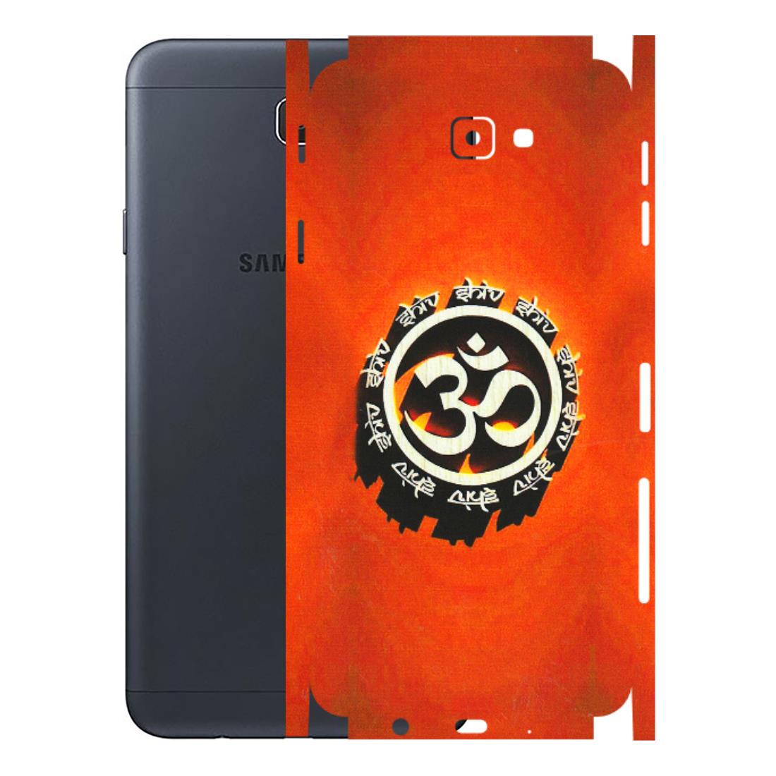 Samsung M/F/Note/Flip and C Phone Skins (All Models) - Aum Shiv Orange - 3D Embossed Finish (L-32) Samsung Galaxy J7 Prime