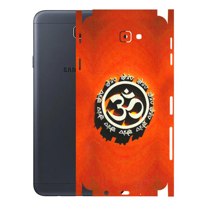 Samsung M/F/Note/Flip and C Phone Skins (All Models) - Aum Shiv Orange - 3D Embossed Finish (L-32) Samsung Galaxy J7 Prime