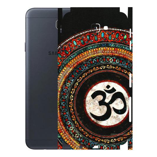 Samsung M/F/Note/Flip and C Phone Skins (All Models) - Aum Chant Abstract - 3D Embossed Finish (L-42) Samsung Galaxy J7 Prime