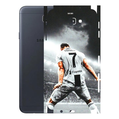 Samsung M/F/Note/Flip and C Phone Skins (All Models) - Ronaldo CR7 Crazy - 3D Embossed Finish (L-44) Samsung Galaxy J7 Prime