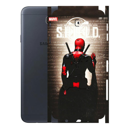 Samsung M/F/Note/Flip and C Phone Skins (All Models) - Deadpool - 3D Embossed Finish (L-56) Samsung Galaxy J7 Prime