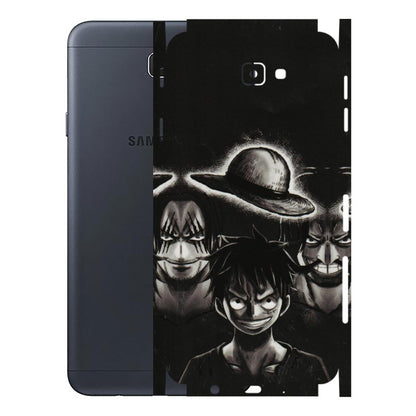Samsung M/F/Note/Flip and C Phone Skins (All Models) - Black Luffy Hat - 3D Embossed Finish (L-57) Samsung Galaxy J7 Prime