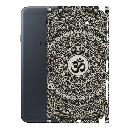 Samsung M/F/Note/Flip and C Phone Skins (All Models) - Aum Elegant Mandala - 3D Embossed Finish (L-62) Samsung Galaxy J7 Prime