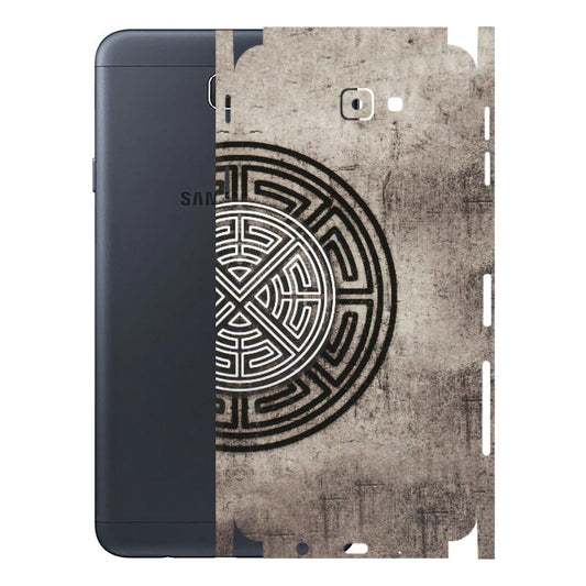 Samsung M/F/Note/Flip and C Phone Skins (All Models) - Mysterious Circular Design - 3D Embossed Finish (L-63) Samsung Galaxy J7 Prime