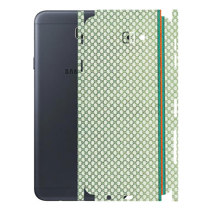 Samsung M/F/Note/Flip and C Phone Skins (All Models) - Gucci Fabric Pattern - 3D Embossed Finish (L-73) Samsung Galaxy J7 Prime