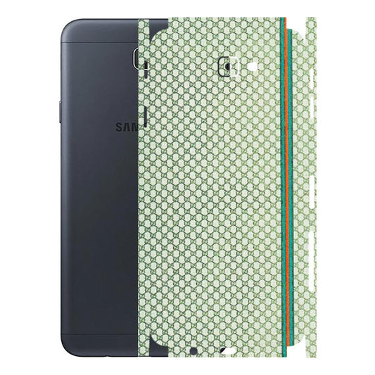 Samsung M/F/Note/Flip and C Phone Skins (All Models) - Gucci Fabric Pattern - 3D Embossed Finish (L-73) Samsung Galaxy J7 Prime