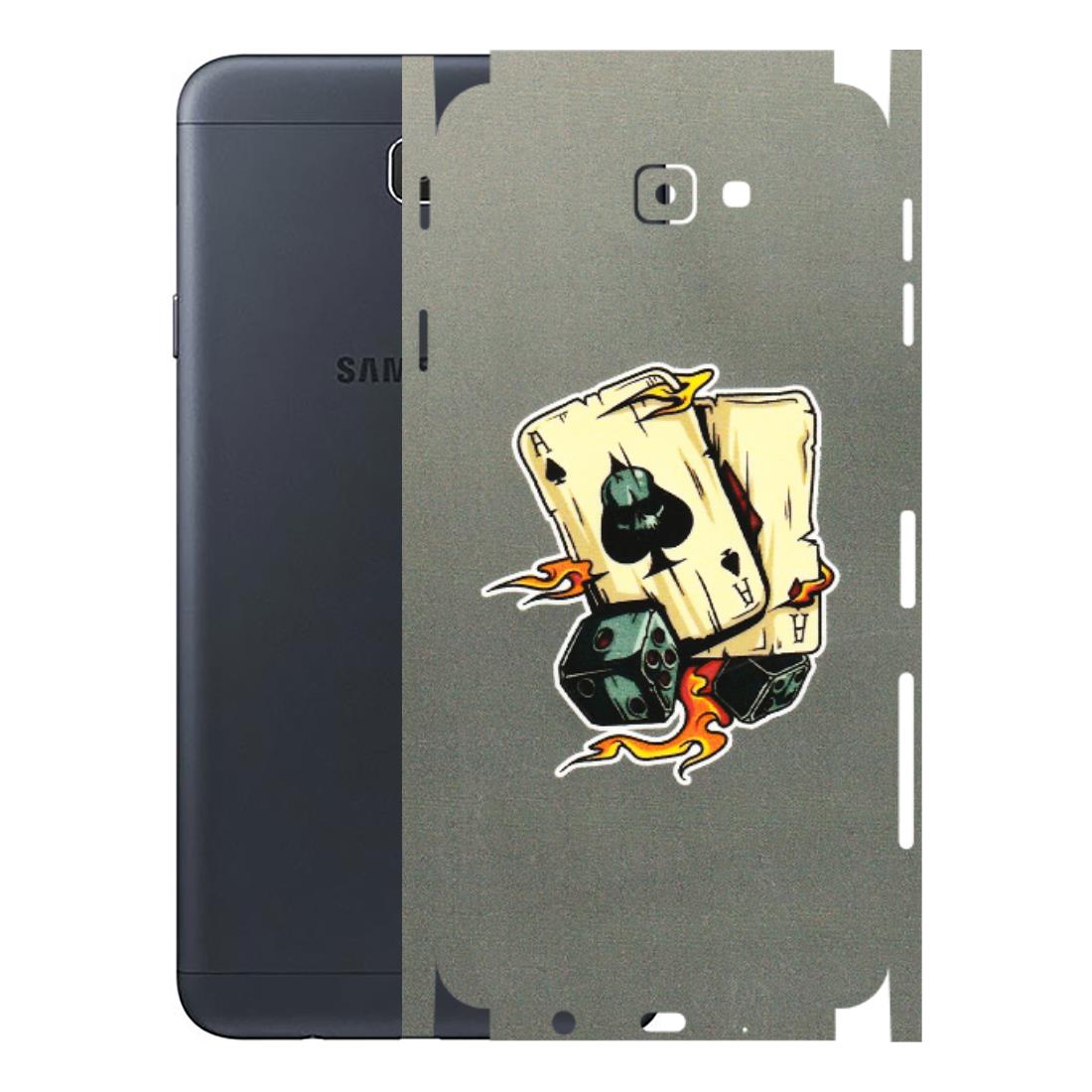 Samsung M/F/Note/Flip and C Phone Skins (All Models) - Grey Cards Of Ace - 3D Embossed Finish (L-77) Samsung Galaxy J7 Prime