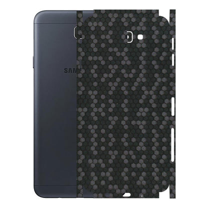 Samsung M/F/Note/Flip and C Phone Skins (All Models) - Black Grey Honeycomb Sober - 3D Embossed Finish (L-85) Samsung Galaxy J7 Prime