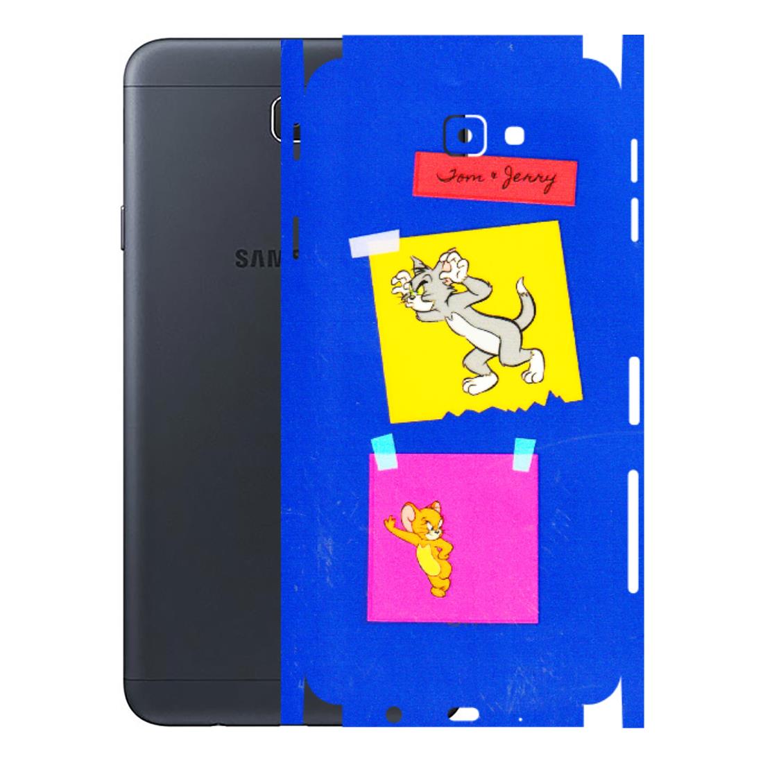 Samsung M/F/Note/Flip and C Phone Skins (All Models) - Tom N Jerry Sticky Notes - 3D Embossed Finish (L-88) Samsung Galaxy J7 Prime