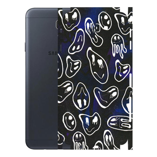 Samsung M/F/Note/Flip and C Phone Skins (All Models) - Distorted Smileys - 3D Embossed Finish (L-92) Samsung Galaxy J7 Prime