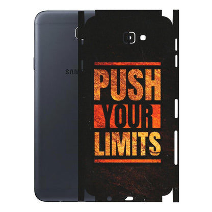 Samsung M/F/Note/Flip and C Phone Skins (All Models) - Push Your Limits - Matte Finish (M-118) Samsung Galaxy J7 Prime