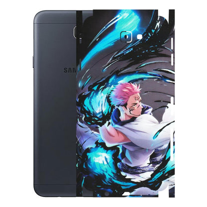 Samsung M/F/Note/Flip and C Phone Skins (All Models) - New Jujutsu Kaisen Grey Blue Anime - Matte Finish (M-127) Samsung Galaxy J7 Prime