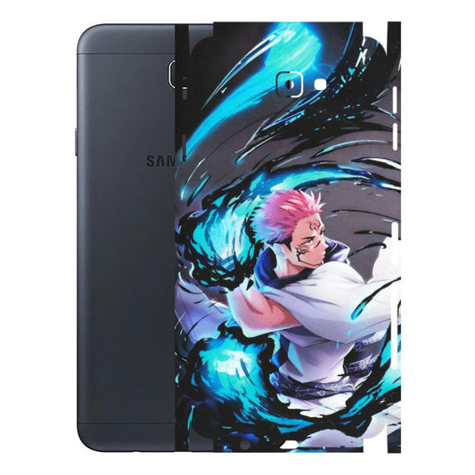 Samsung M/F/Note/Flip and C Phone Skins (All Models) - New Jujutsu Kaisen Grey Blue Anime - Matte Finish (M-127) Samsung Galaxy J7 Prime