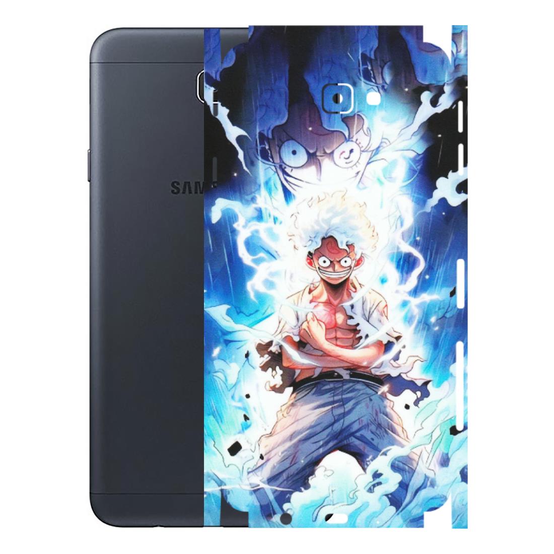 Samsung M/F/Note/Flip and C Phone Skins (All Models) - Blue Thunder Luffy Anime - Matte Finish (M-132) Samsung Galaxy J7 Prime