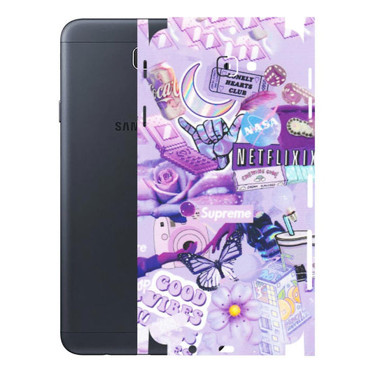 Samsung M/F/Note/Flip and C Phone Skins (All Models) - Supreme Purple Magic - Matte Finish (M-88) Samsung Galaxy J7 Prime