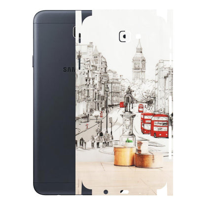 Samsung M/F/Note/Flip and C Phone Skins (All Models) - London Street - Transparent Finish (T-02) Samsung Galaxy J7 Prime