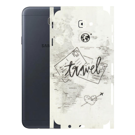 Samsung M/F/Note/Flip and C Phone Skins (All Models) - Travel Ticket - Transparent Finish (T-06) Samsung Galaxy J7 Prime