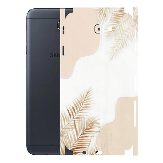 Samsung M/F/Note/Flip and C Phone Skins (All Models) - Gold Petals Abstract - Transparent Finish (T-08) Samsung Galaxy J7 Prime