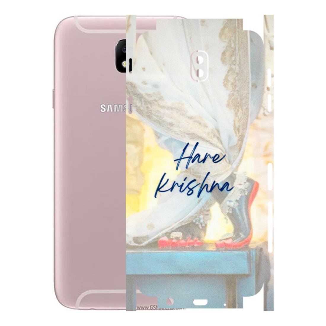Samsung M/F/Note/Flip and C Phone Skins (All Models) - Hare Krishna - 3D Embossed Finish (L-03) Samsung Galaxy J7 Pro