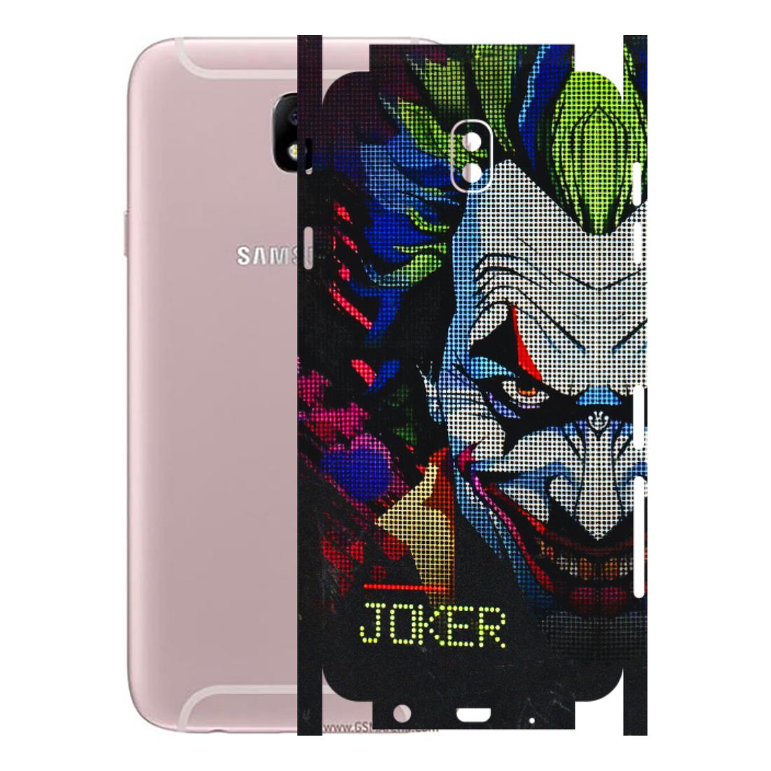Samsung M/F/Note/Flip and C Phone Skins (All Models) - Joker Dot Matrix - 3D Embossed Finish (L-08) Samsung Galaxy J7 Pro