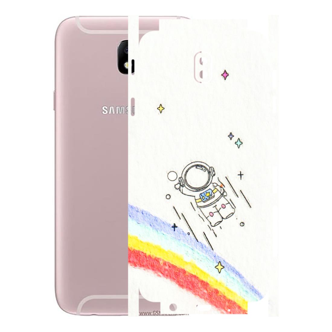 Samsung M/F/Note/Flip and C Phone Skins (All Models) - Milkyway Astronaut - 3D Embossed Finish (L-110) Samsung Galaxy J7 Pro