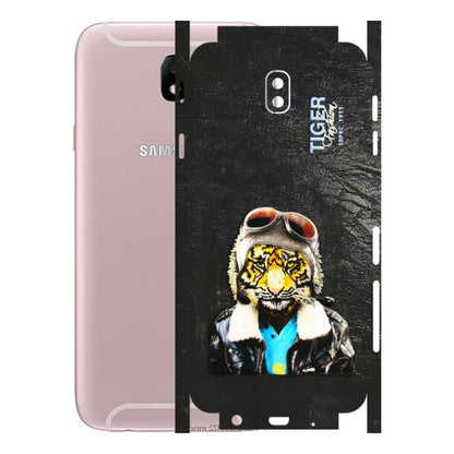 Samsung M/F/Note/Flip and C Phone Skins (All Models) - Rider Tiger - 3D Embossed Finish (L-113) Samsung Galaxy J7 Pro