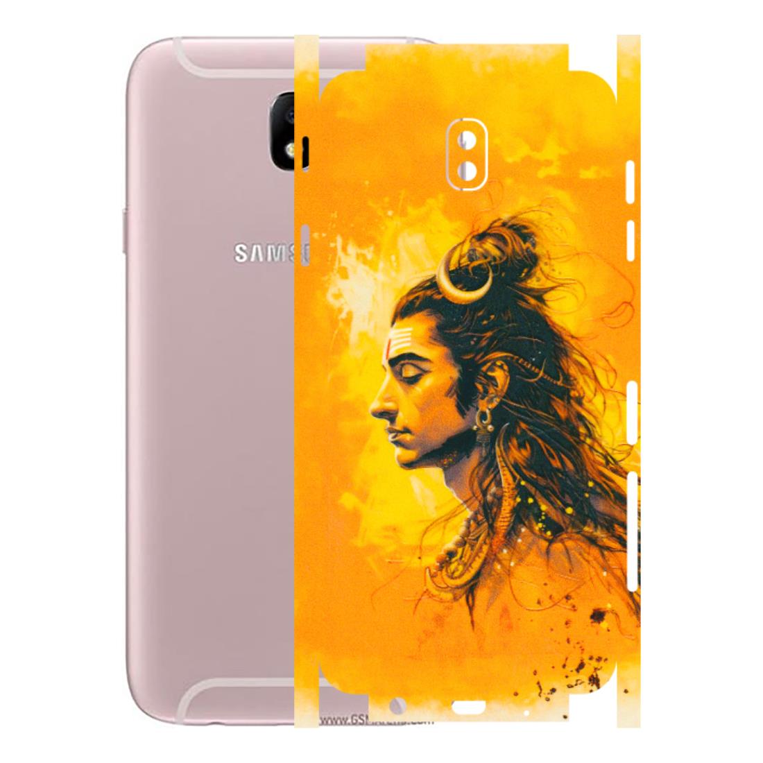 Samsung M/F/Note/Flip and C Phone Skins (All Models) - Shiv Shakti - 3D Embossed Finish (L-14) Samsung Galaxy J7 Pro