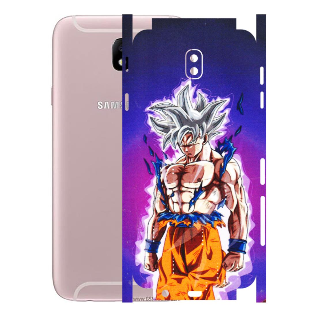 Samsung M/F/Note/Flip and C Phone Skins (All Models) - Goku Purple Anime - 3D Embossed Finish (L-147) Samsung Galaxy J7 Pro