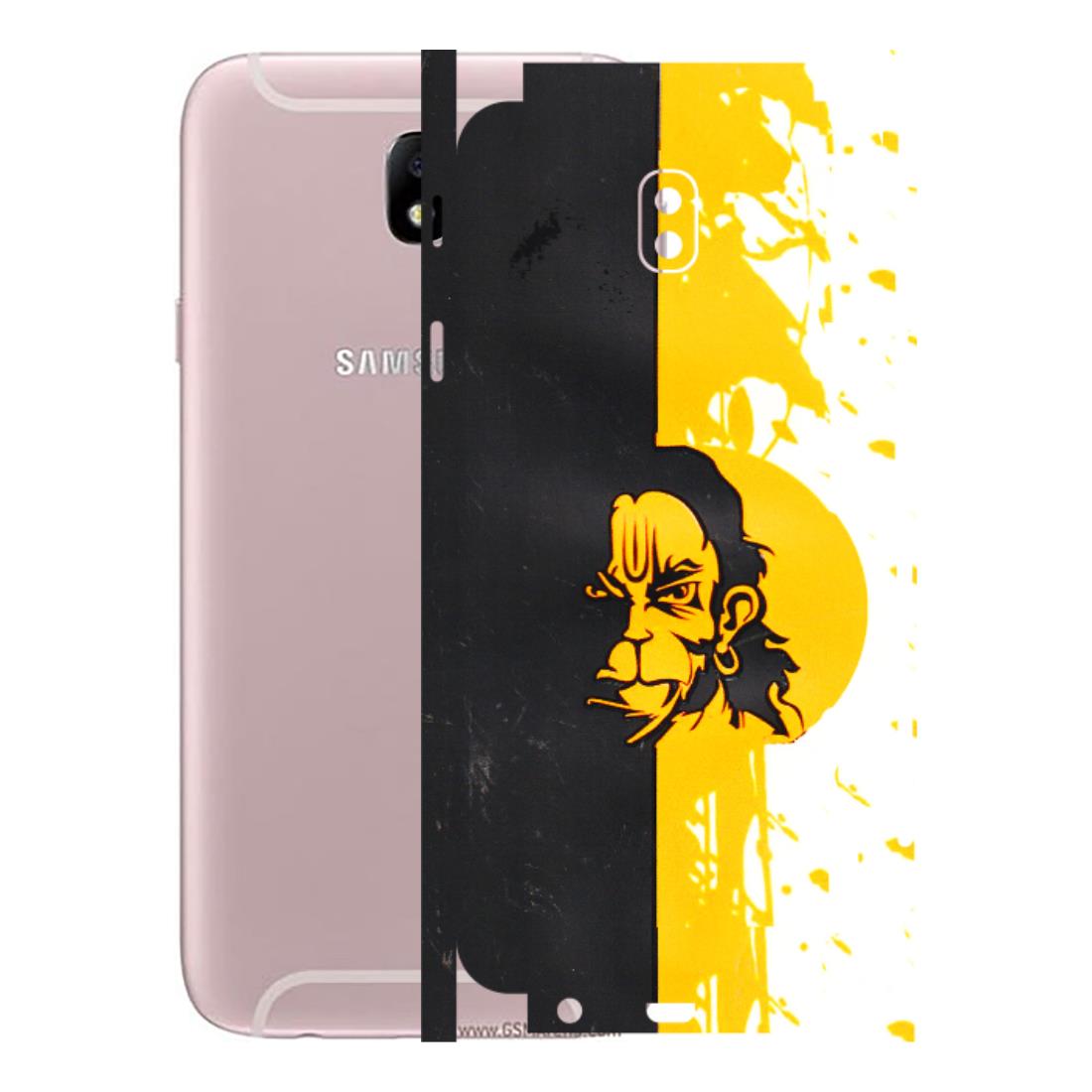 Samsung M/F/Note/Flip and C Phone Skins (All Models) - Bajrangbali - 3D Embossed Finish (L-151) Samsung Galaxy J7 Pro