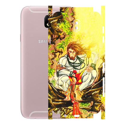 Samsung M/F/Note/Flip and C Phone Skins (All Models) - Lord Hanuman - 3D Embossed Finish (L-152) Samsung Galaxy J7 Pro