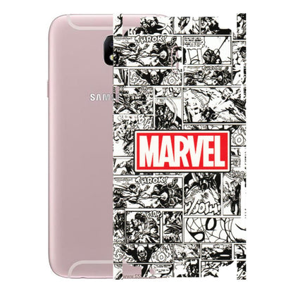 Samsung M/F/Note/Flip and C Phone Skins (All Models) - Marvel Comic - 3D Embossed Finish (L-171) Samsung Galaxy J7 Pro