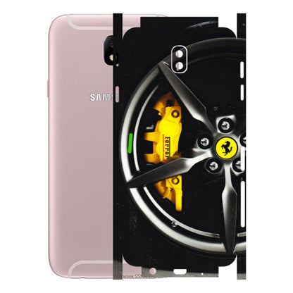 Samsung M/F/Note/Flip and C Phone Skins (All Models) - Ferrari Wheel Alloy - 3D Embossed Finish (L-173) Samsung Galaxy J7 Pro