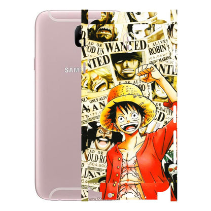 Samsung M/F/Note/Flip and C Phone Skins (All Models) - Luffy Anime - 3D Embossed Finish (L-177) Samsung Galaxy J7 Pro