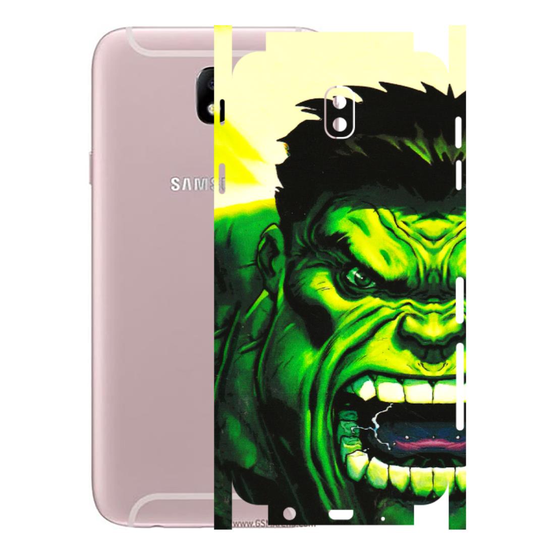 Samsung M/F/Note/Flip and C Phone Skins (All Models) - Hulk - 3D Embossed Finish (L-180) Samsung Galaxy J7 Pro
