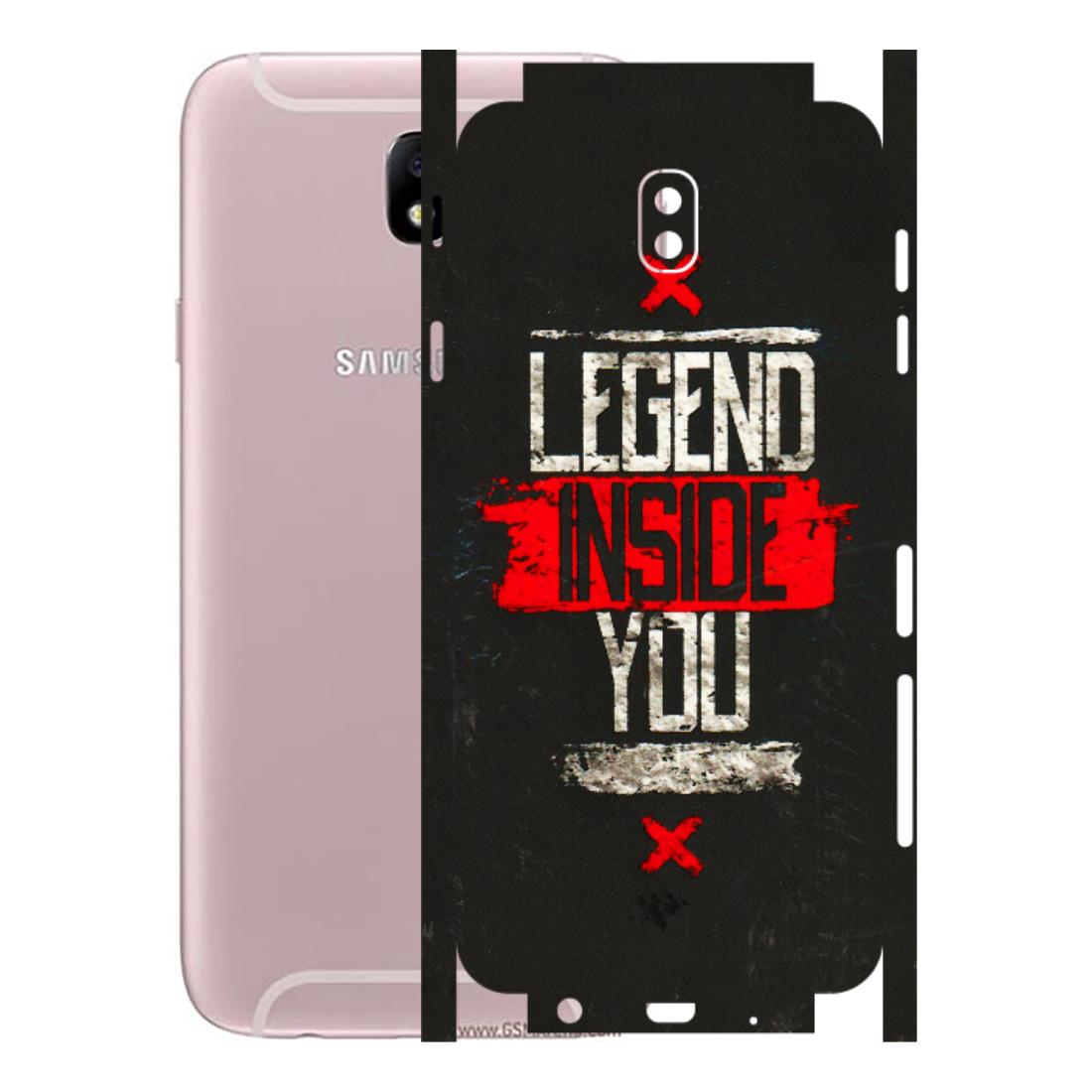 Samsung M/F/Note/Flip and C Phone Skins (All Models) - Legend Inside You - 3D Embossed Finish (L-186) Samsung Galaxy J7 Pro