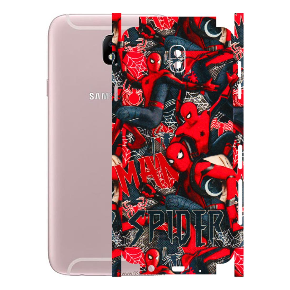 Samsung M/F/Note/Flip and C Phone Skins (All Models) - SpiderMan Cool - 3D Embossed Finish (L-188) Samsung Galaxy J7 Pro