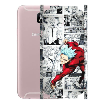 Samsung M/F/Note/Flip and C Phone Skins (All Models) - Anime Comic - 3D Embossed Finish (L-192) Samsung Galaxy J7 Pro