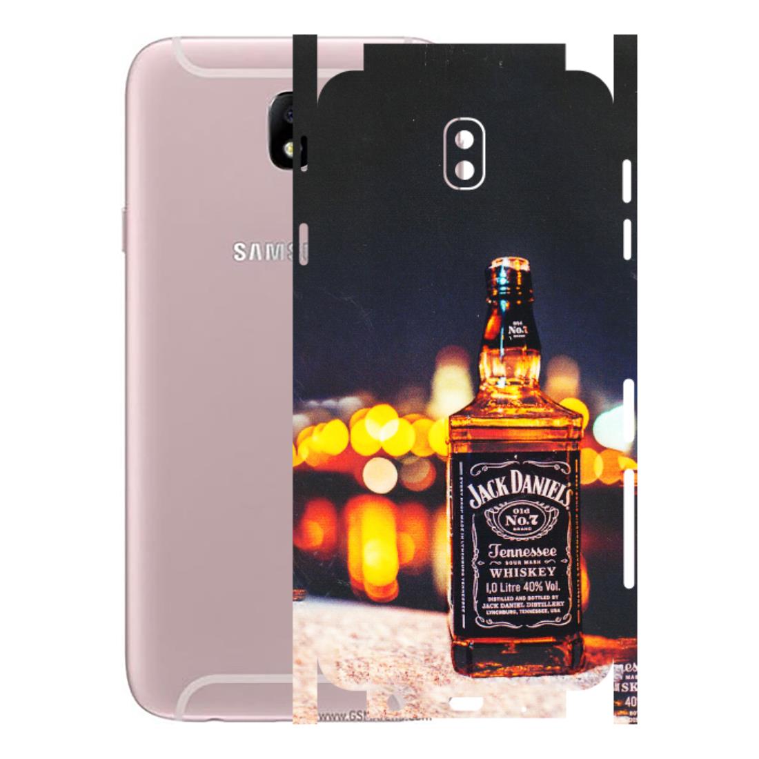 Samsung M/F/Note/Flip and C Phone Skins (All Models) - JD Whiskey Bottle - 3D Embossed Finish (L-20) Samsung Galaxy J7 Pro