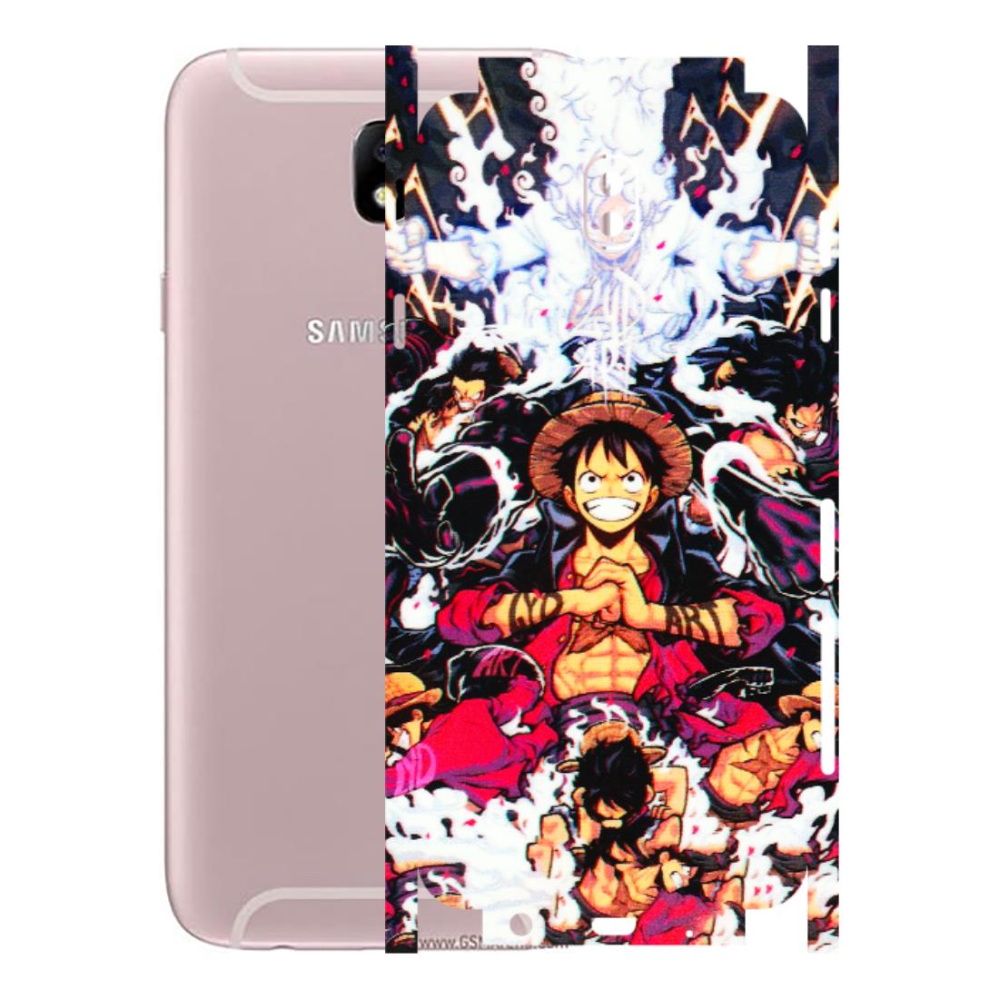 Samsung M/F/Note/Flip and C Phone Skins (All Models) - Luffy Anime Character - 3D Embossed Finish (L-203) Samsung Galaxy J7 Pro