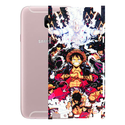 Samsung M/F/Note/Flip and C Phone Skins (All Models) - Luffy Anime Character - 3D Embossed Finish (L-203) Samsung Galaxy J7 Pro