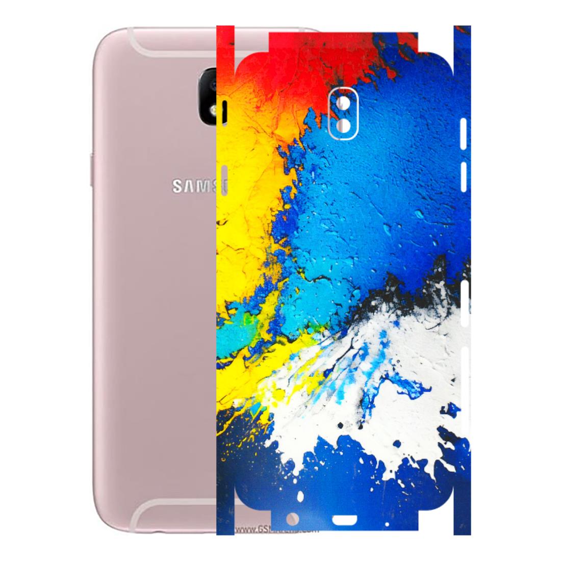 Samsung M/F/Note/Flip and C Phone Skins (All Models) - Acrylic Paint Spill - 3D Embossed Finish (L-229) Samsung Galaxy J7 Pro